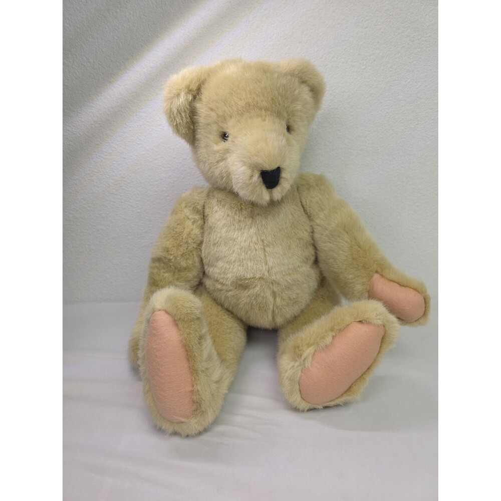 Vintage Alice Vanderbear 1982 Collectible Plush Bear Animal with movable limbs